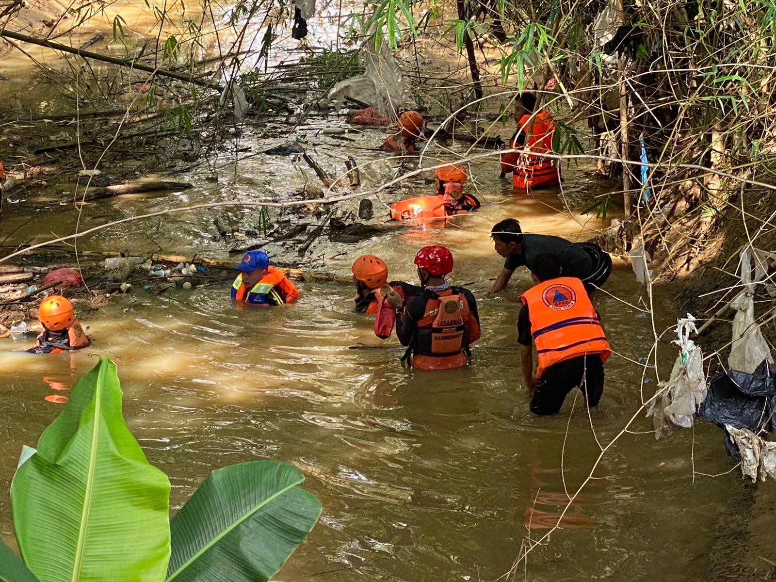 Tim SAR Gabungan Temukan Dua Anak di Sungai Desa Poter Bangkalan