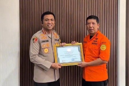 Audiensi Kepala Kantor SAR Kelas A Surabaya dengan Kapolresta Sidoarjo