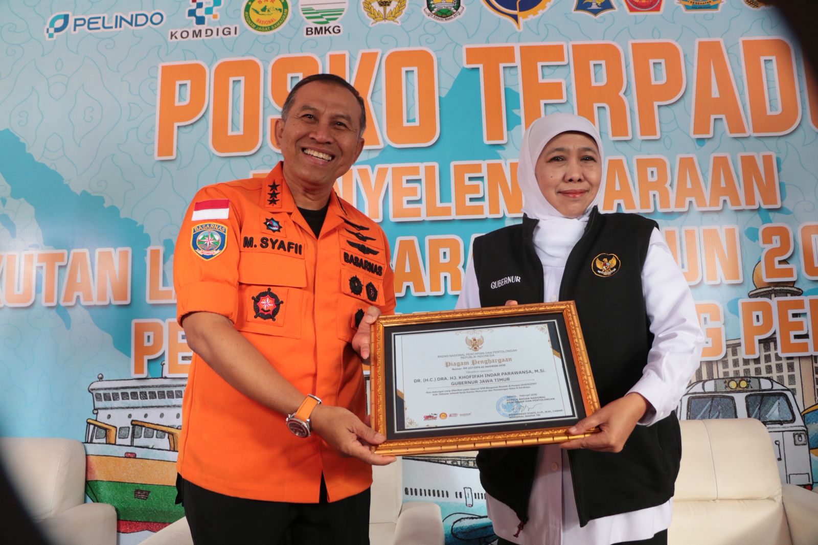 Kepala BASARNAS Tinjau Kesiapan Siaga SAR Lebaran 2026 di Surabaya