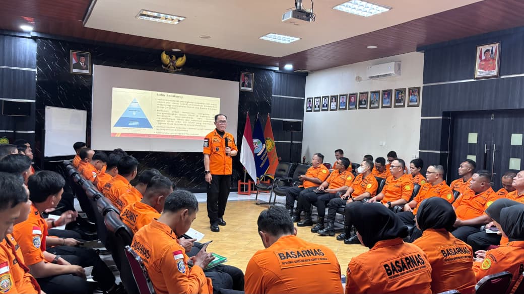 Tingkatkan Kapasitas Tim USAR, Kantor SAR Surabaya Mendapatkan Diseminasi NAP