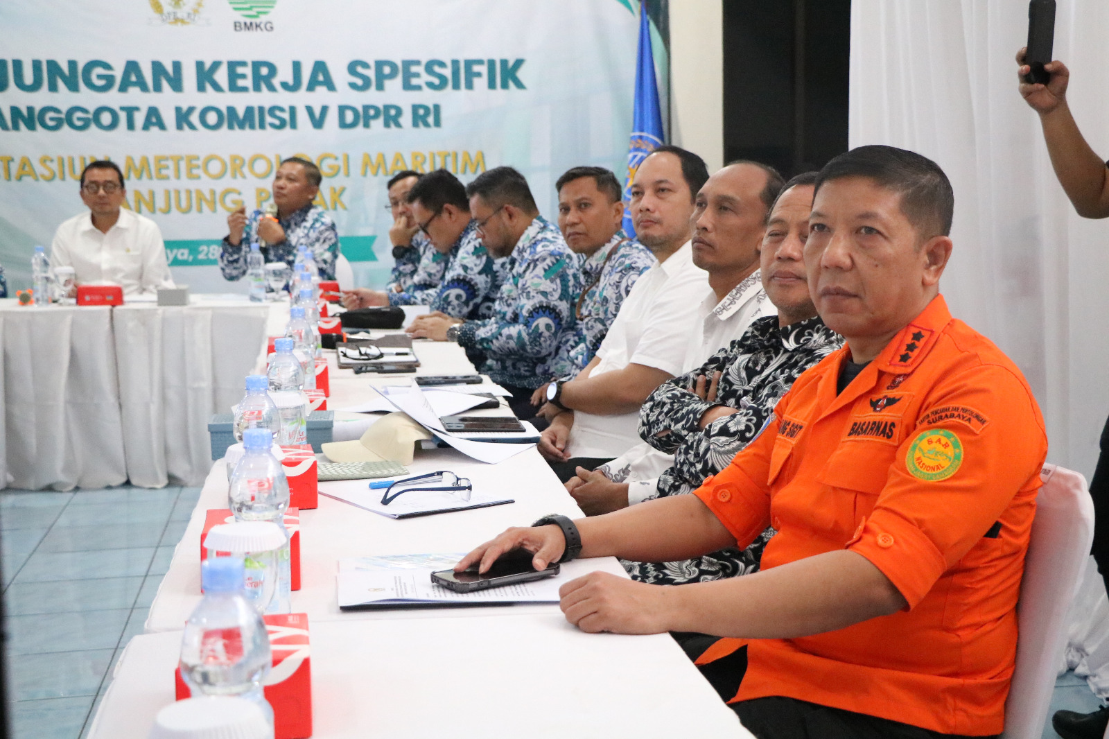 BASARNAS Surabaya Dampingi Kunjungan Kerja Spesifik Komisi V DPR RI di Tanjung Perak