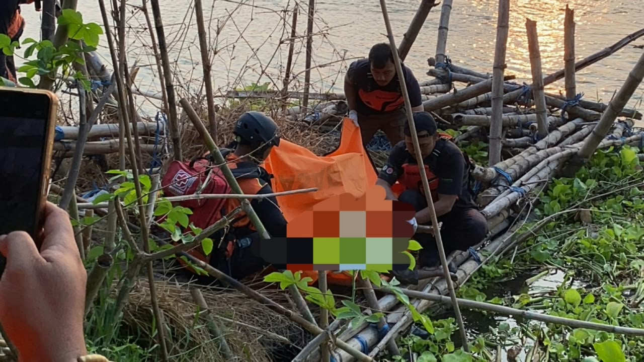 Balita Tenggelam Di Sungai Brantas Nganjuk Telah Ditemukan